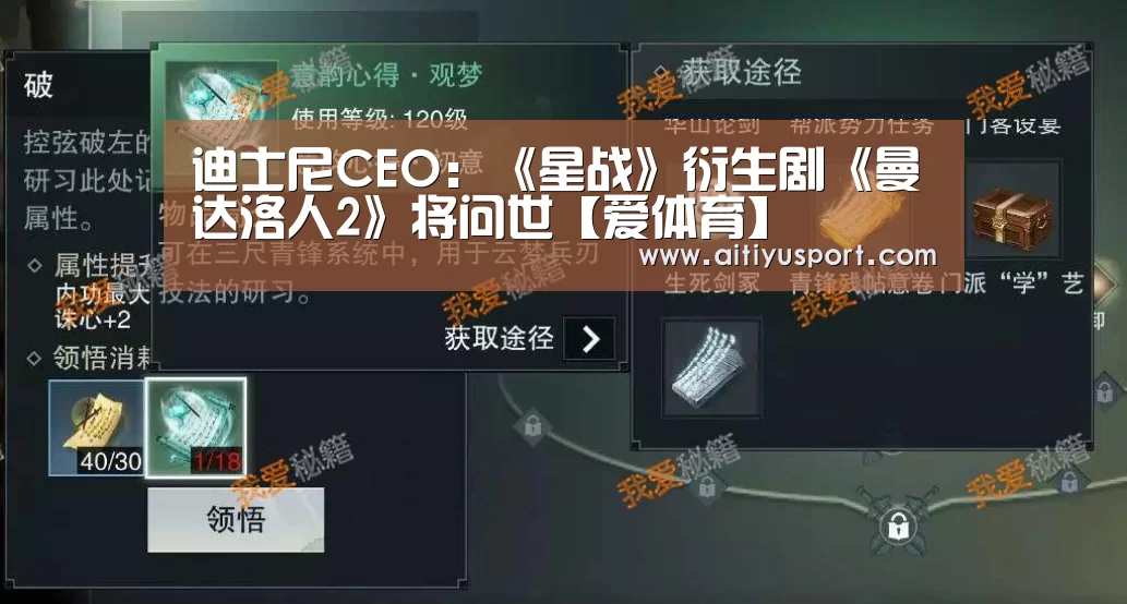 迪士尼CEO:《星战》衍生剧《曼达洛人2》将问世【爱体育】(图4) 爱体育官网